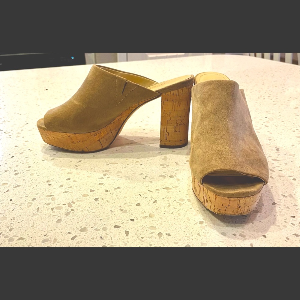 Block shade heels